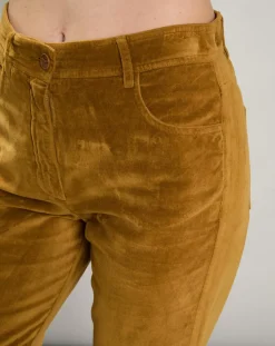 Pantalon en Velours Pepite tabac