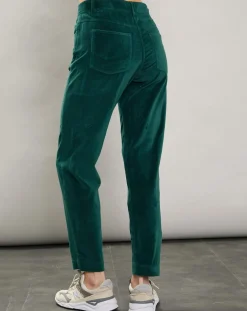 Pantalon en Velours Pepite sapin