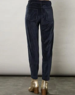 Pantalon en Velours Pepite minuit