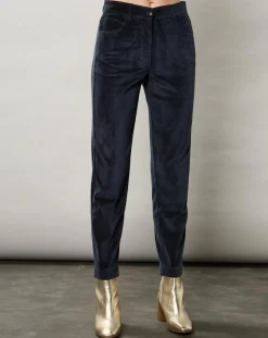 Pantalon en Velours Pepite minuit