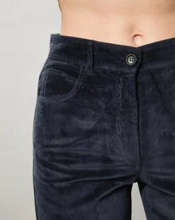 Pantalon en Velours Pepite minuit