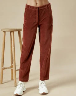 Pantalon en Velours Perfect cacao