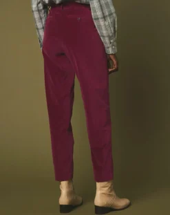 Pantalon en Velours Perfect magenta