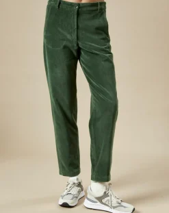 Pantalon en Velours Perfect leaf