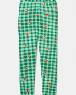 Pantalon en vichy vert