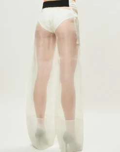 Pantalon Esprit d'Atelier en Soie écru