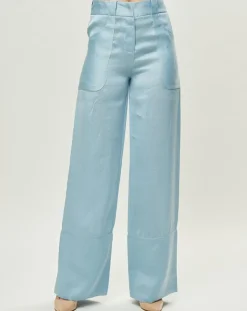 Pantalon Esprit d'Atelier bleu