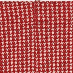 Pantalon Fiona imprimé vichy rouge