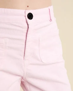 Pantalon flare en Velours Milleraie Park dusk