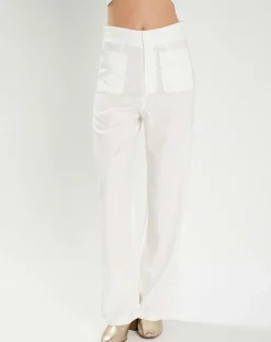 Pantalon Félicie blanc