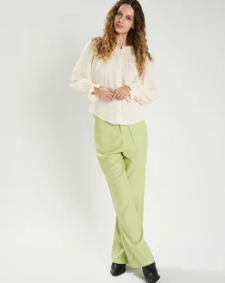 Pantalon Félicie vert