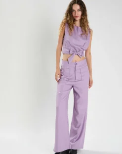 Pantalon Félicie violet