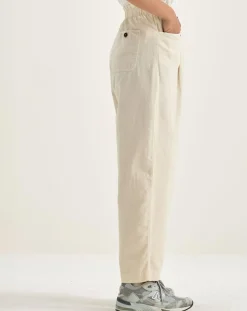 Pantalon fuselé Lilo crème