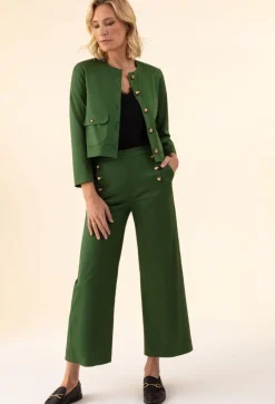 Pantalon Gabriele vert