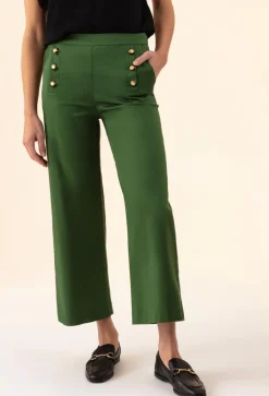Pantalon Gabriele vert