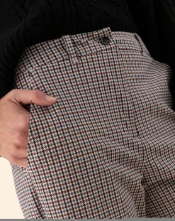 Pantalon Helena pied de poule