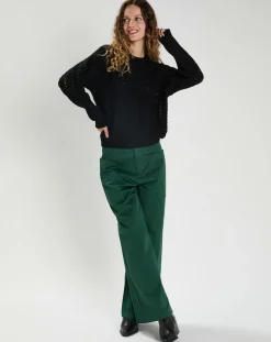 Pantalon Héloise vert foncé
