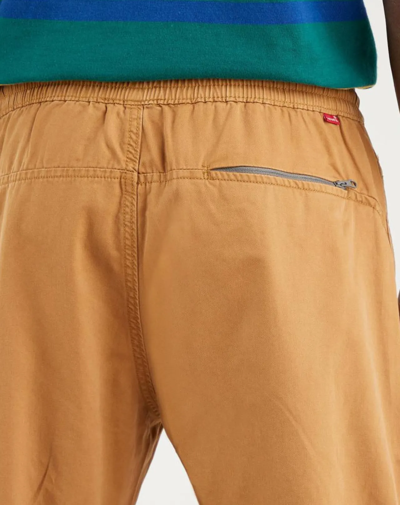 Pantalon Jogger en Coton et Chanvre marron