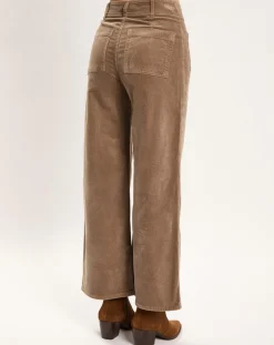 Pantalon jupe-culotte Cloé seigle