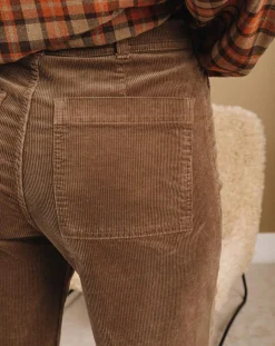 Pantalon jupe-culotte Cloé seigle