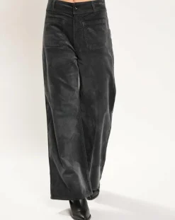 Pantalon jupe-culotte Cloé bitume