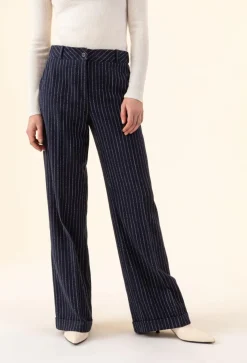 Pantalon Lino bleu