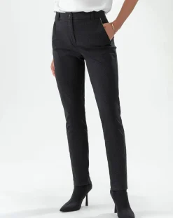 Pantalon Merry noir pois mordore