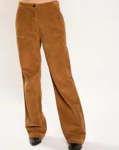 Pantalon Mila tabac