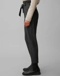 Pantalon Paper Bag noir