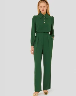 Pantalon Parigi vert