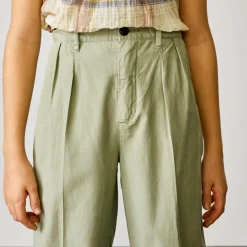 Pantalon Peace en Coton mélangé vert clair