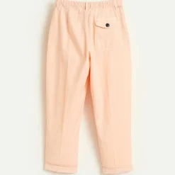 Pantalon Peaches à pinces rose saumon