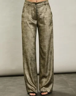 Pantalon Positano doré