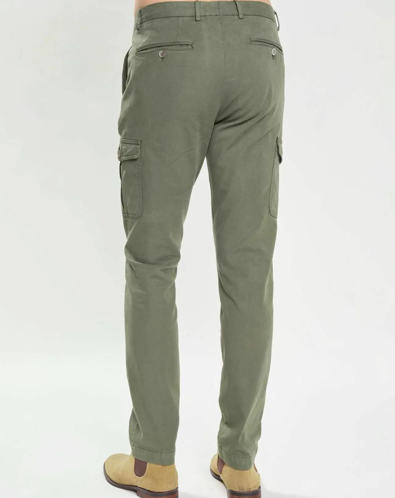 Pantalon Regular Fit Cargo kaki