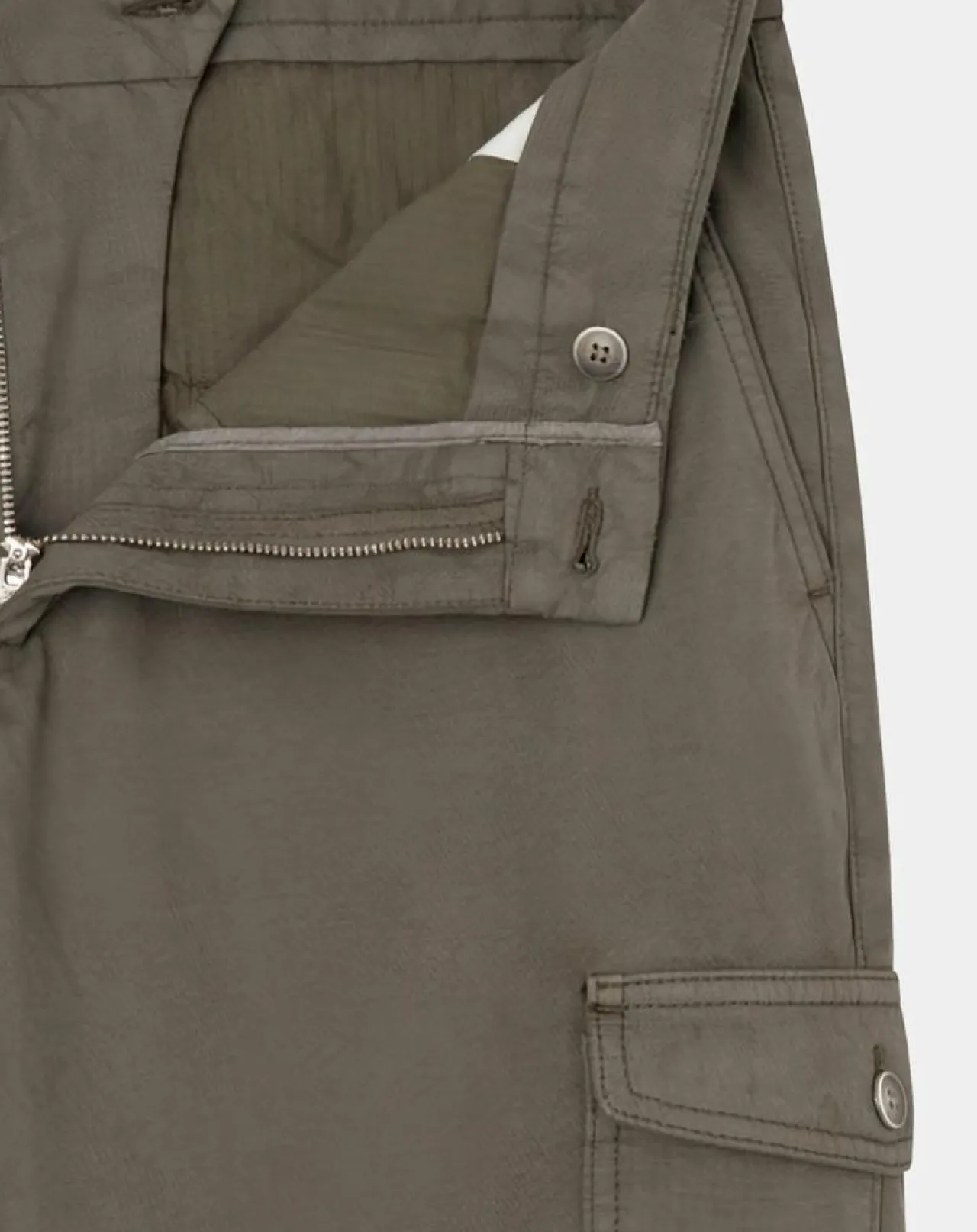 Pantalon Regular Fit Cargo kaki