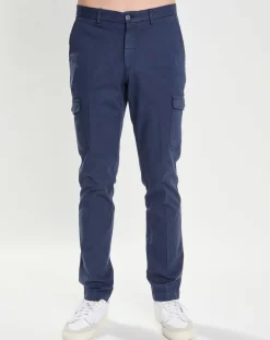 Pantalon Regular Fit Cargo bleu