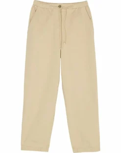 Pantalon relax chino beige