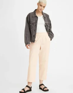 Pantalon Scrunchie rose pâle