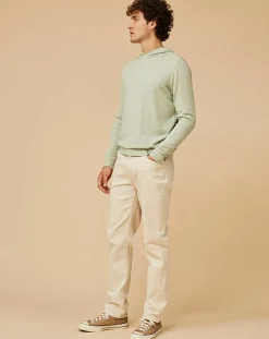 Pantalon Semi-Slim Bojan écru