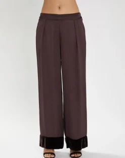 Pantalon Shadow raisin