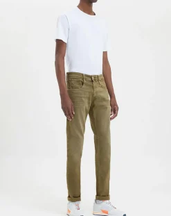 Pantalon Slim bull denim kaki