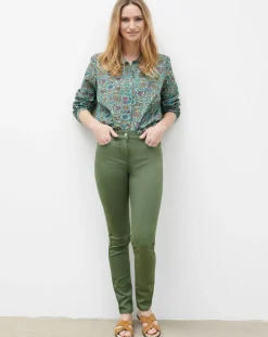 Pantalon slim Craig B kaki