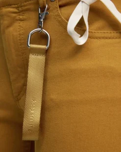 Pantalon Slim en Coton bio mélangé Mavas marron clair