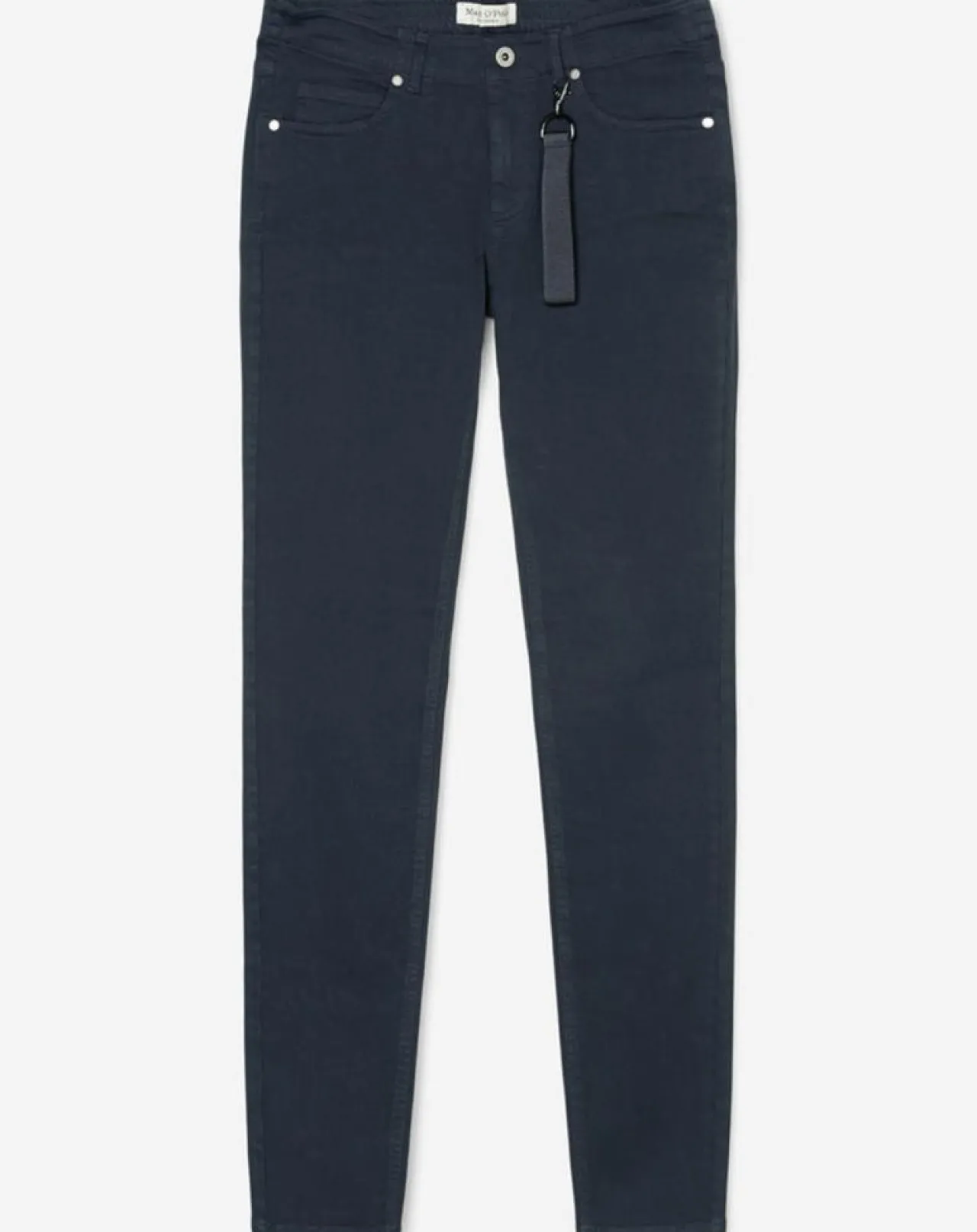 Pantalon Slim en Coton bio mélangé Mavas bleu marine