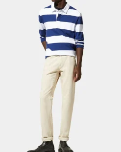 Pantalon Slim en Coton Bio Kuflex écru