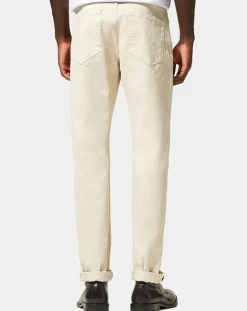 Pantalon Slim en Coton Bio Kuflex écru