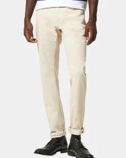 Pantalon Slim en Coton Bio Kuflex écru