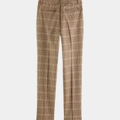 Pantalon Slim Fit à carreaux beige/marron