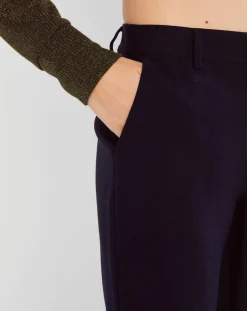 Pantalon Slim Fit bleu foncé