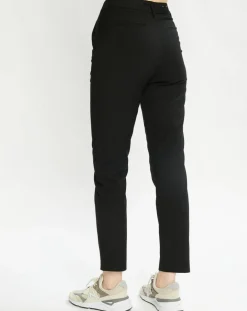 Pantalon Slim Fit fluide noir